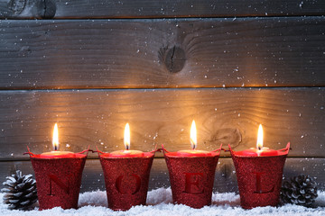 Background with candles