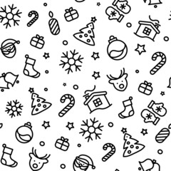 christmas seamless pattern
