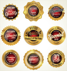Premium, quality retro vintage labels collection