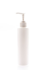 Pump bottle isolated on white