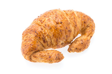 Croissant isolated on white