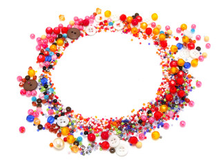 Colorful Circle Beads Decoration