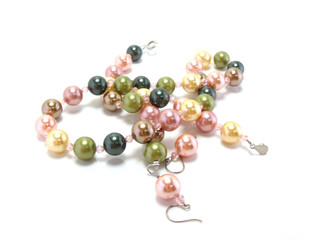 Collection of Colorful Beads Decoration