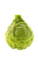 kaffir lime isolated on white background