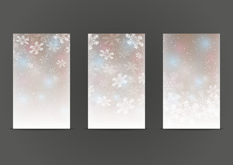 Set of 240 x 400 shiny banners