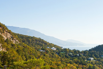 South Coast of Crimea and slope of khrestova mount