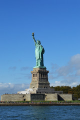 Fototapeta na wymiar statue de la liberté à New-York - USA