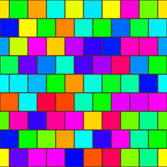 Rainbow tiles seamless texture
