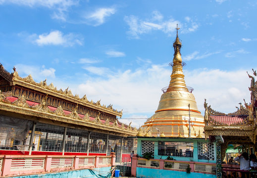 the golden Botataung pagoda, Yangon, Myanmar