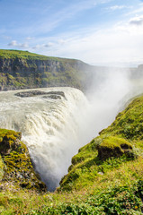 Fototapeta na wymiar Gullfoss - Waterfall Iceland