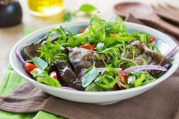 Grilled Aubergine salad