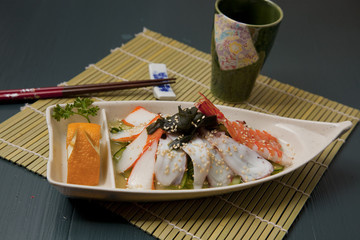 cuisine japonais grillage beignet sushi sashimi