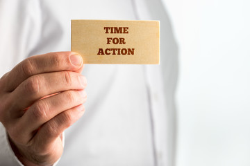 Creative Time for Action Concept