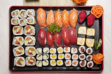 compilation des sushis et sashimis