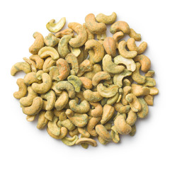 cashew nuts coated wasabi