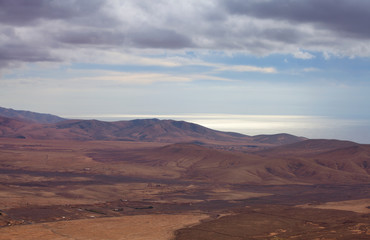 Fototapeta na wymiar Inland Northern Fuerteventura, Canary Islands