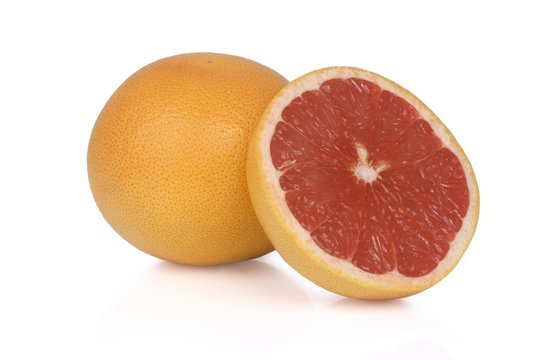 Citrus isolated on white background