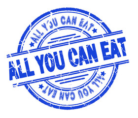 all you can eat stamp