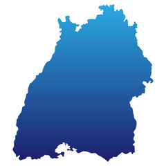 Obraz premium Baden Württemberg in blau