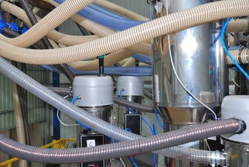 part of industry mechanism (polyethylene pipes)
