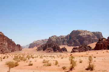 Fototapeta premium Wadi Rum desert, Jordan.