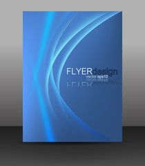 Business flyer template or corporate banner, cover design