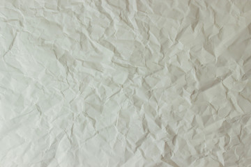 white crumpled paper background  texture