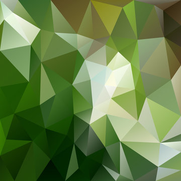 vector background triangular green forest colors