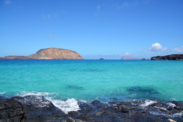 costa de la isla graciosa