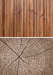 Fototapeta premium set wooden texture background