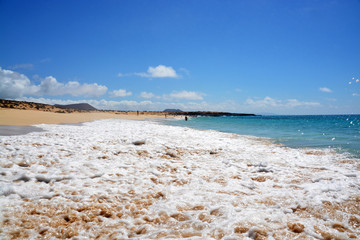 playa de la concha en la isla graciosa