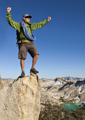 Climber on the edge.