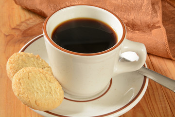 Coffee and sugar cookies