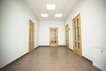 Bathrobe in the closet door