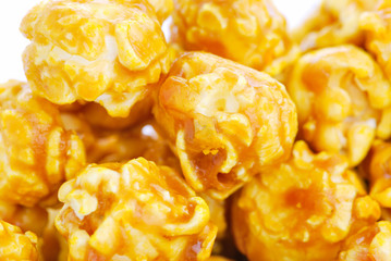 pile of caramel popcorn
