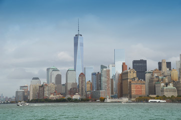 Ile de Manhattan à New-York USA