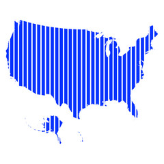 USA map texture righe verticali