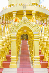 Golden pagodas.