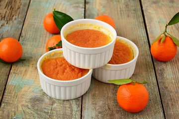 baked tangerine cream