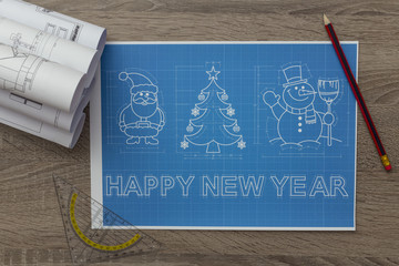 happy new year blueprint