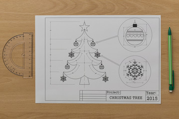Christmas Tree Blueprint