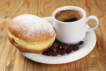 Donut and coffee