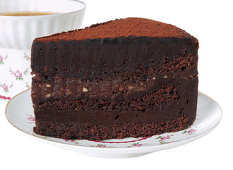 Dark chocolate cake