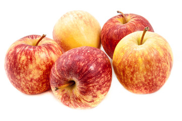 Naklejka na ściany i meble apple fruit closeup isolated on white background