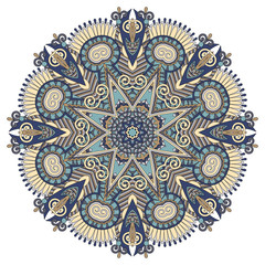 mandala, circle decorative spiritual indian symbol of lotus flow