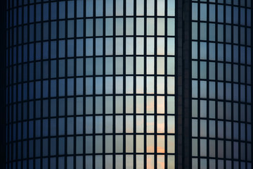 Windows on skyscraper