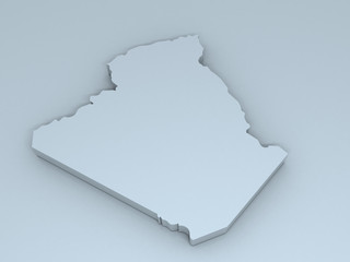 algeria_ 3D map