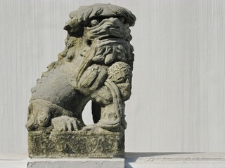 Statue in the royal grand palace in Bangkok