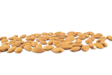 Strip spilled almonds