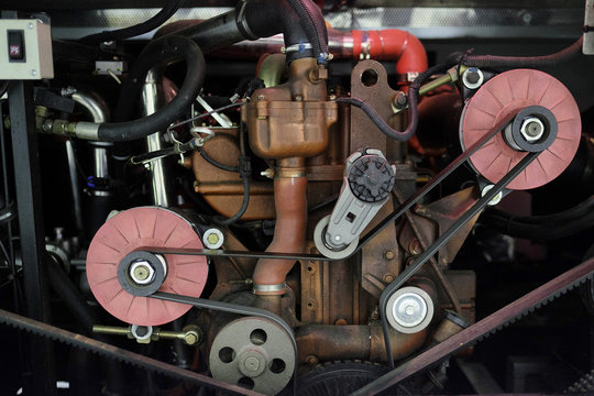 a bus engine